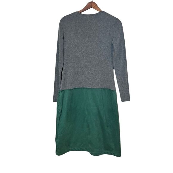 Ginger Long Sleeve Front Pocket Midi Dress - Picture 5 of 5